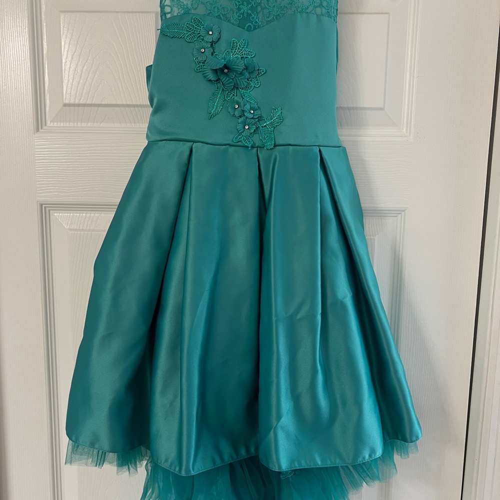 Elegant Teal Kids Dress